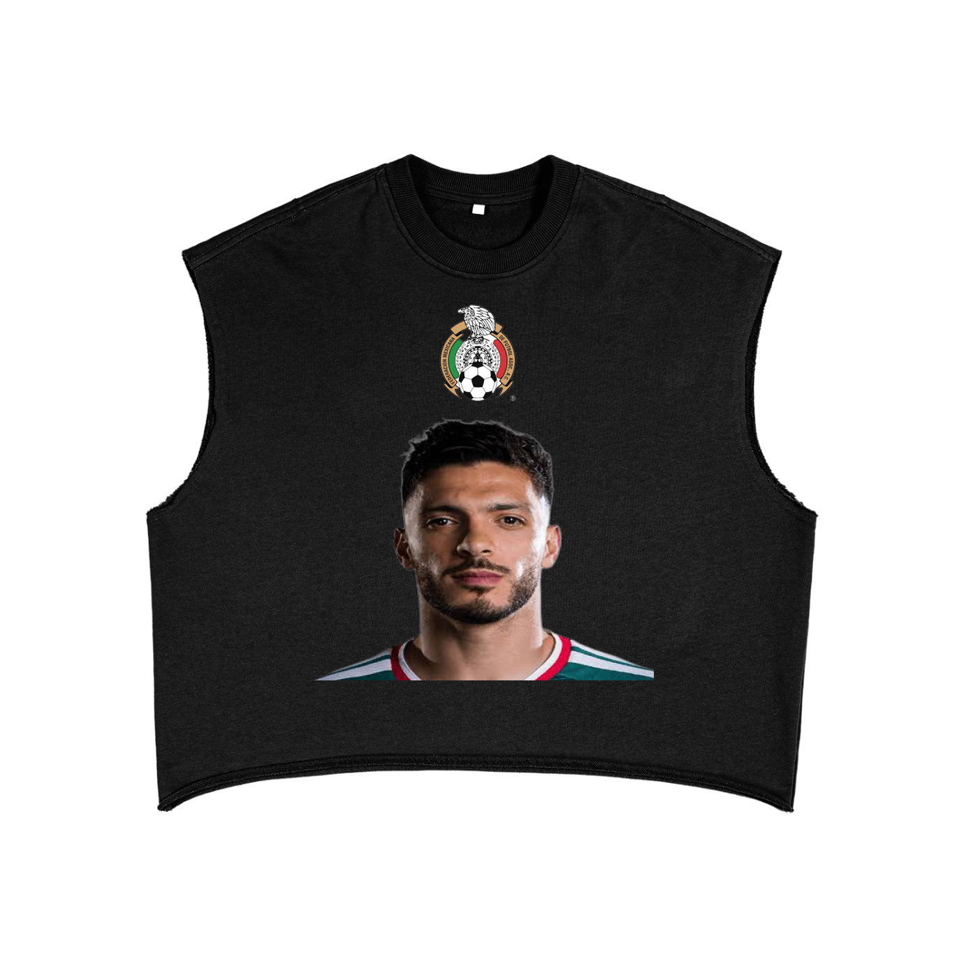 French Terry Boxy Tank Top RAUL JIMENEZ